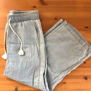 Up west wide leg cropped pants